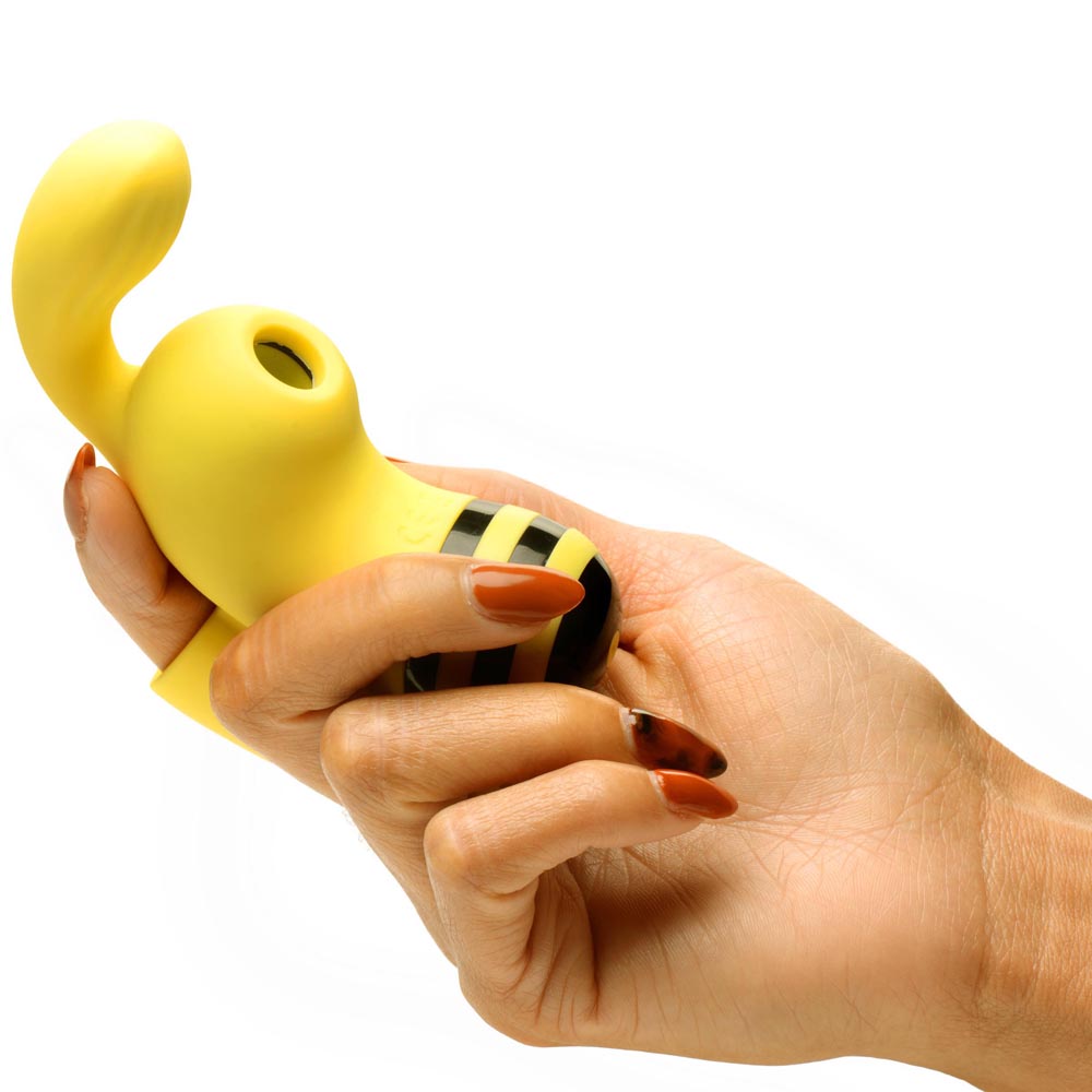 Sucky Bee Clit Stimulating Finger Vibe * – Rechargeable, Discreet, Intimate Wellness Accessory – Quiet, Rechargeable, Waterproof, Couples & Solo Use, Discreet Intimate Wellness Accessory