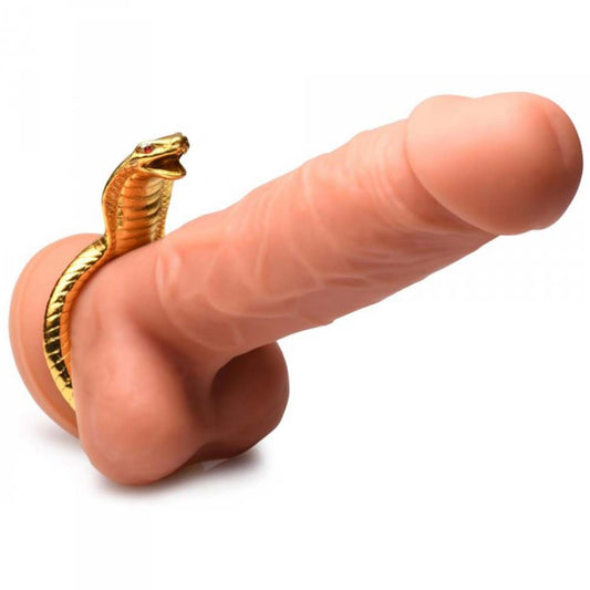Cobra King Golden C-Ring  * – Rechargeable, Discreet, Intimate Wellness Accessory – Quiet, Rechargeable, Waterproof, Couples & Solo Use, Discreet Intimate Wellness Accessory