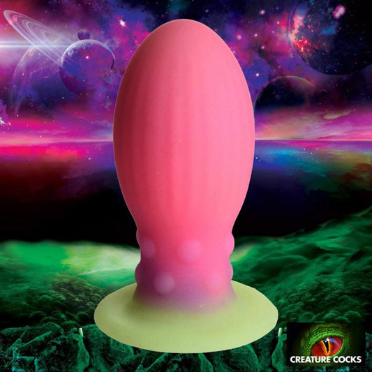 Xeno Egg Glow in the Dark Silicone Egg – Rechargeable, Discreet, Intimate Wellness Accessory – Quiet, Rechargeable, Waterproof, Couples & Solo Use, Discreet Intimate Wellness Accessory