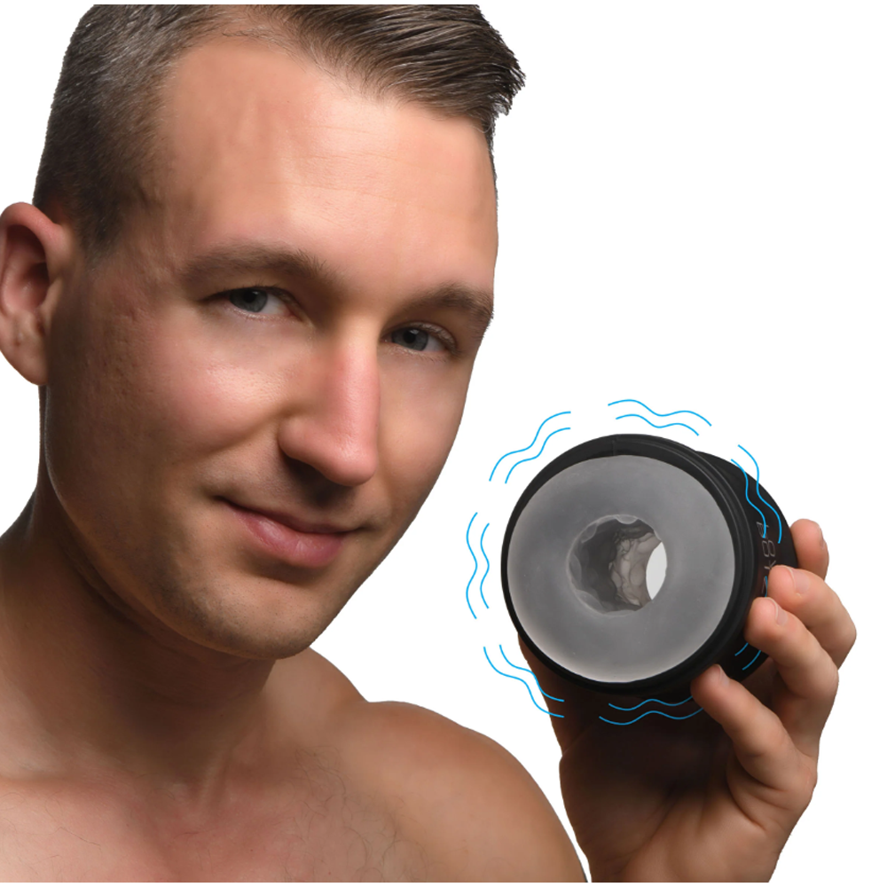 10X Cyber Stroke Vibrating Stroker – Rechargeable, Discreet, Intimate Wellness Accessory – Quiet, Rechargeable, Waterproof, Couples & Solo Use, Discreet Intimate Wellness Accessory