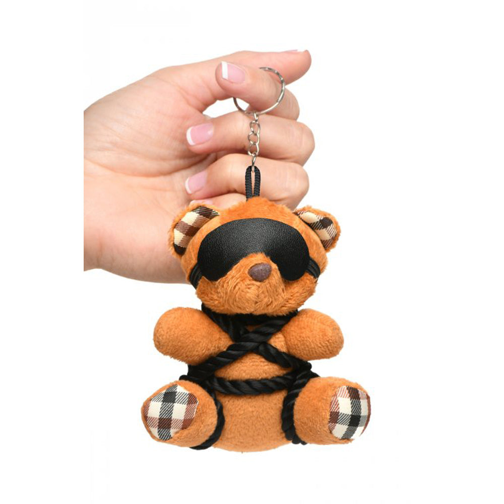 Rope playful restraint Teddy Bear Keychain – Rechargeable, Discreet, Intimate Wellness Accessory – Quiet, Rechargeable, Waterproof, Couples & Solo Use, Discreet Intimate Wellness Accessory