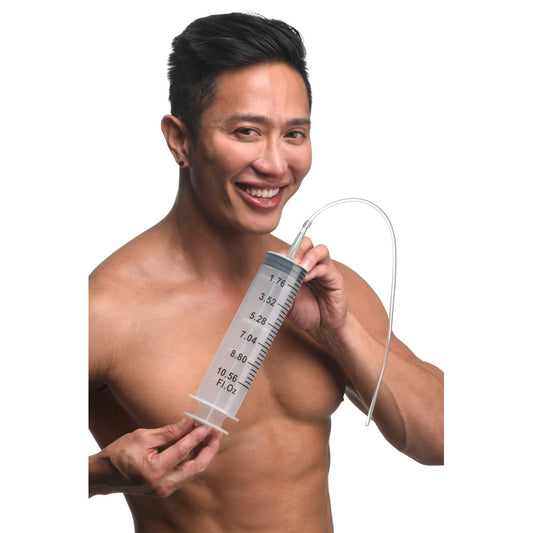 CleanStream 300ml Syringe w/ Tube – Rechargeable, Discreet, Intimate Wellness Accessory – Quiet, Rechargeable, Waterproof, Couples & Solo Use, Discreet Intimate Wellness Accessory
