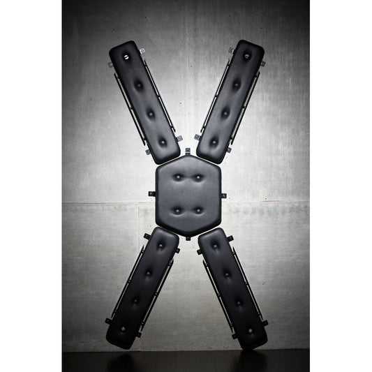 Masters St. Andrew's Cross – Rechargeable, Discreet, Intimate Wellness Accessory – Quiet, Rechargeable, Waterproof, Couples & Solo Use, Discreet Intimate Wellness Accessory