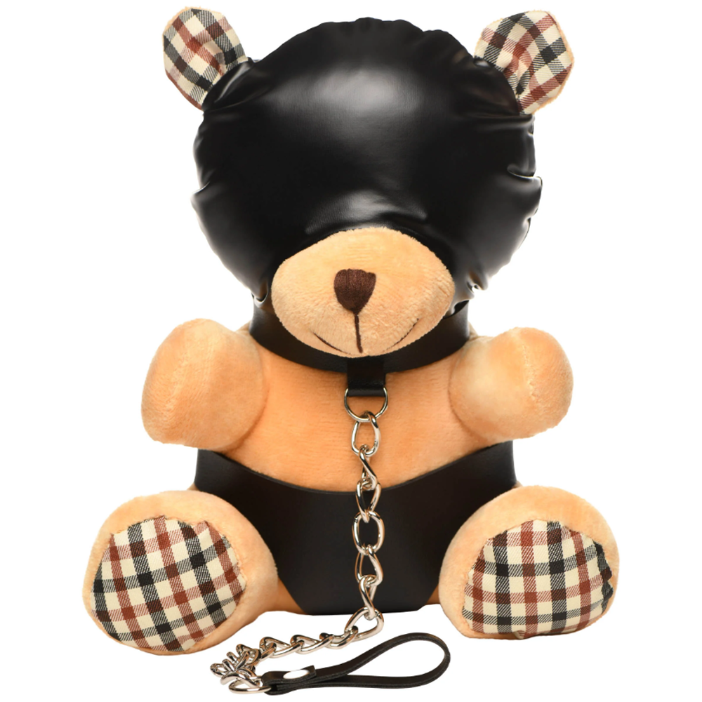 Hooded playful restraint Teddy Bear Plush – Rechargeable, Discreet, Intimate Wellness Accessory – Quiet, Rechargeable, Waterproof, Couples & Solo Use, Discreet Intimate Wellness Accessory