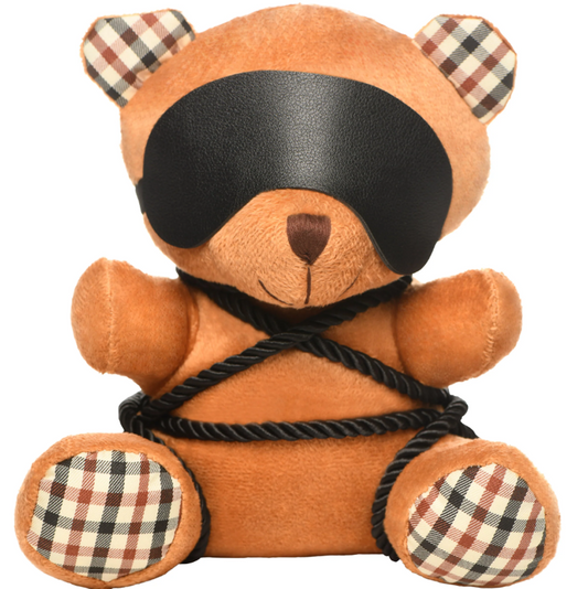 Rope playful restraint Teddy Bear Plush – Rechargeable, Discreet, Intimate Wellness Accessory – Quiet, Rechargeable, Waterproof, Couples & Solo Use, Discreet Intimate Wellness Accessory