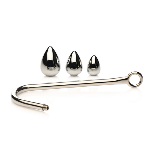 backdoor Hook Trainer backdoor Hook w/ 3 Plugs – Rechargeable, Discreet, Intimate Wellness Accessory – Quiet, Rechargeable, Waterproof, Couples & Solo Use, Discreet Intimate Wellness Accessory