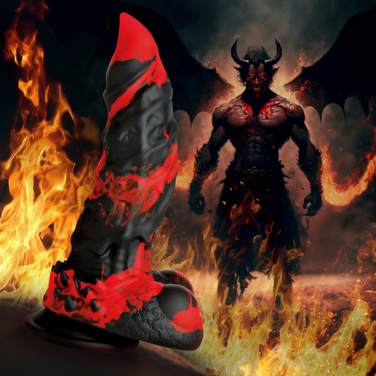 Fire Demon Monster Silicone personal massager – Rechargeable, Discreet, Intimate Wellness Accessory – Quiet, Rechargeable, Waterproof, Couples & Solo Use, Discreet Intimate Wellness Accessory