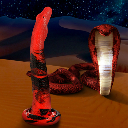 King Cobra - Large 14" Silicone Dong – Rechargeable, Discreet, Intimate Wellness Accessory – Quiet, Rechargeable, Waterproof, Couples & Solo Use, Discreet Intimate Wellness Accessory