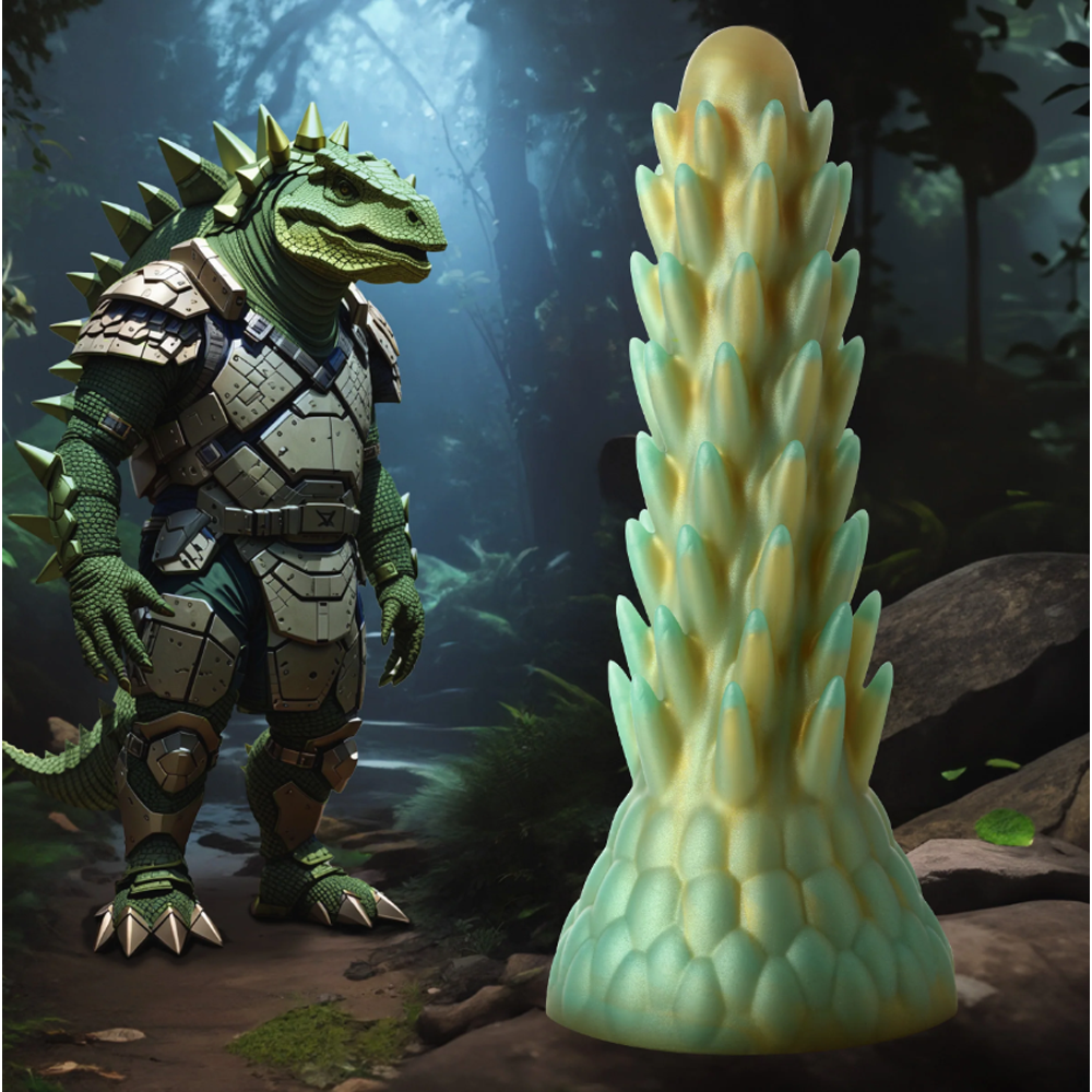 Stegosaurus Spiky Reptile Silicone personal massager – Rechargeable, Discreet, Intimate Wellness Accessory – Quiet, Rechargeable, Waterproof, Couples & Solo Use, Discreet Intimate Wellness Accessory
