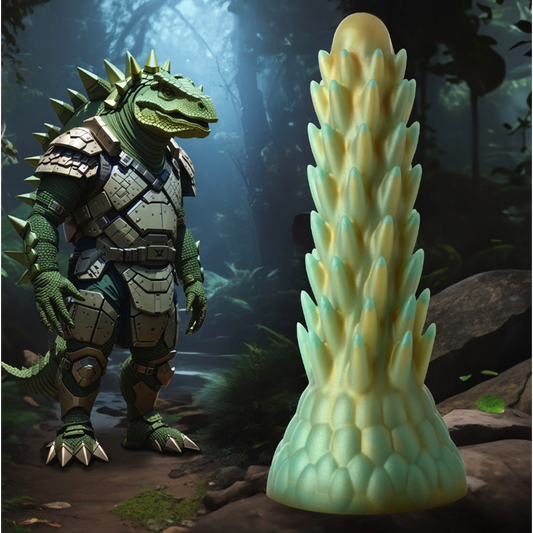 Stegosaurus Spiky Reptile Silicone personal massager – Rechargeable, Discreet, Intimate Wellness Accessory – Quiet, Rechargeable, Waterproof, Couples & Solo Use, Discreet Intimate Wellness Accessory