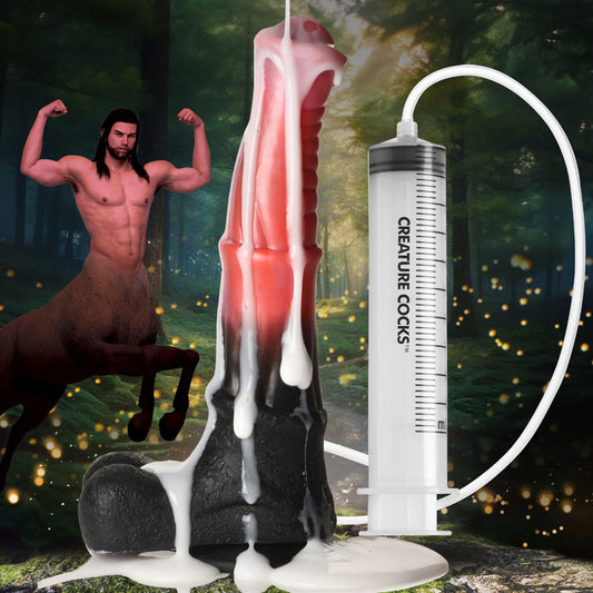 Centaur Explosion Squirting Silicone Dil – Rechargeable, Discreet, Intimate Wellness Accessory – Quiet, Rechargeable, Waterproof, Couples & Solo Use, Discreet Intimate Wellness Accessory