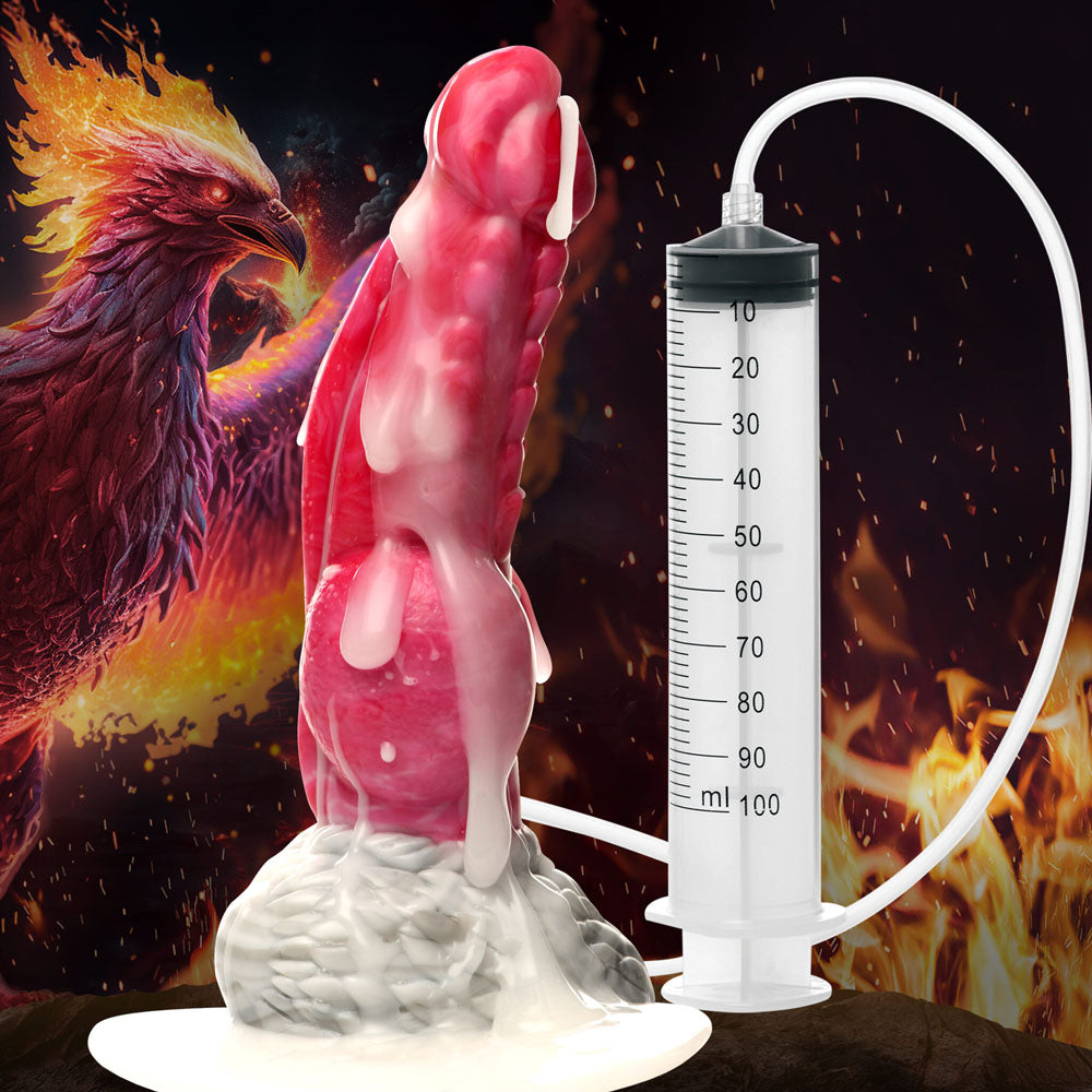 Resurrector Phoenix Squirting Silicone – Rechargeable, Discreet, Intimate Wellness Accessory – Quiet, Rechargeable, Waterproof, Couples & Solo Use, Discreet Intimate Wellness Accessory