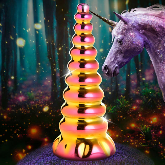 Twilight Rainbow Glass personal massager – Rechargeable, Discreet, Intimate Wellness Accessory – Quiet, Rechargeable, Waterproof, Couples & Solo Use, Discreet Intimate Wellness Accessory