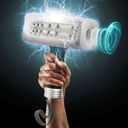 Thunder Stroker - Sucking solo massager – Rechargeable, Discreet, Intimate Wellness Accessory – Quiet, Rechargeable, Waterproof, Couples & Solo Use, Discreet Intimate Wellness Accessory