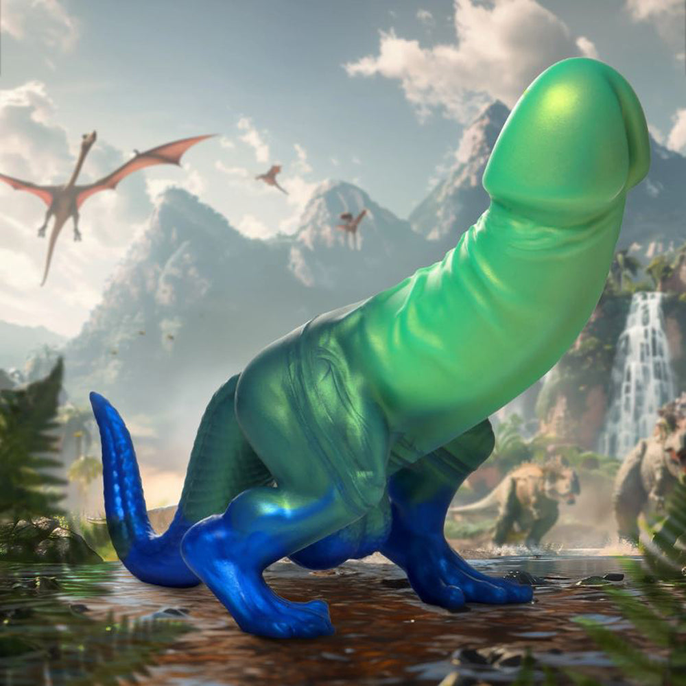 Jurassic male Dinosaur Silicone personal massager – Rechargeable, Discreet, Intimate Wellness Accessory – Quiet, Rechargeable, Waterproof, Couples & Solo Use, Discreet Intimate Wellness Accessory
