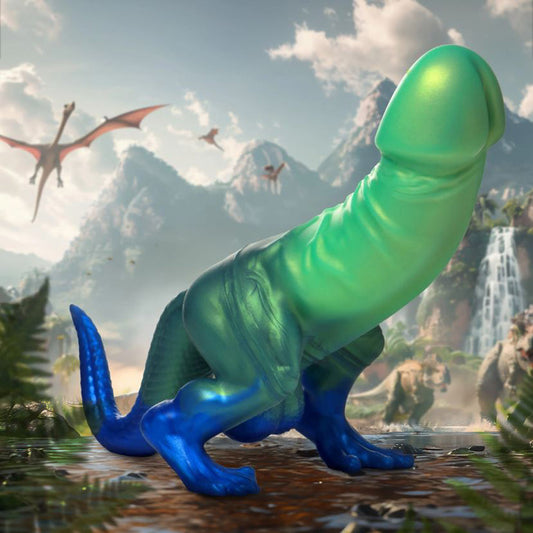 Jurassic male Dinosaur Silicone personal massager – Rechargeable, Discreet, Intimate Wellness Accessory – Quiet, Rechargeable, Waterproof, Couples & Solo Use, Discreet Intimate Wellness Accessory