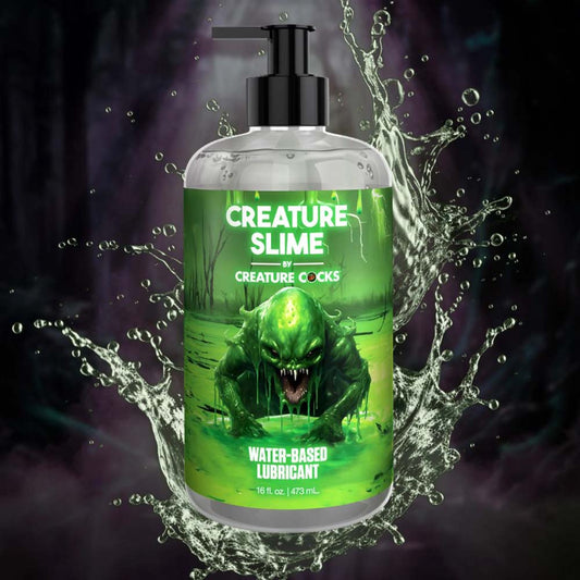 Creature Slime Water-Based personal lubricant 16oz – Rechargeable, Discreet, Intimate Wellness Accessory – Quiet, Rechargeable, Waterproof, Couples & Solo Use, Discreet Intimate Wellness Accessory