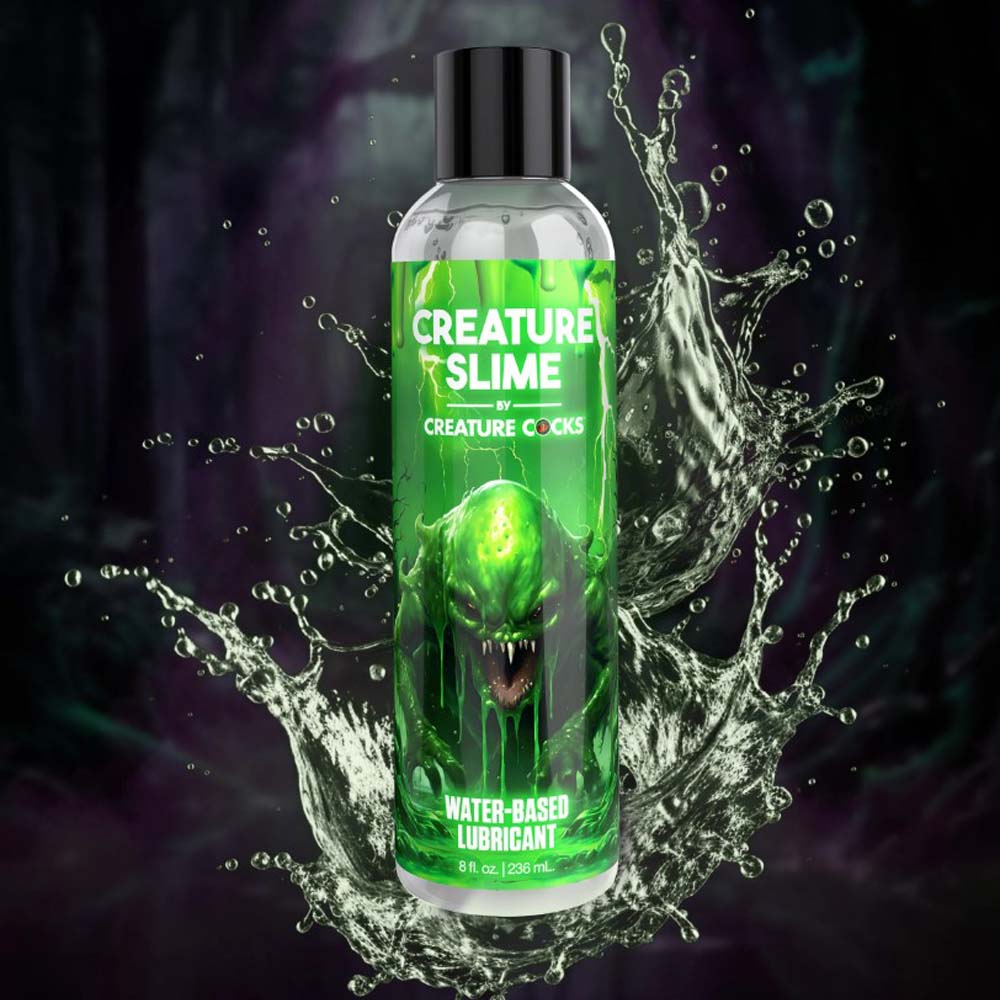 Creature Slime Water-Based personal lubricant 8oz – Rechargeable, Discreet, Intimate Wellness Accessory – Quiet, Rechargeable, Waterproof, Couples & Solo Use, Discreet Intimate Wellness Accessory