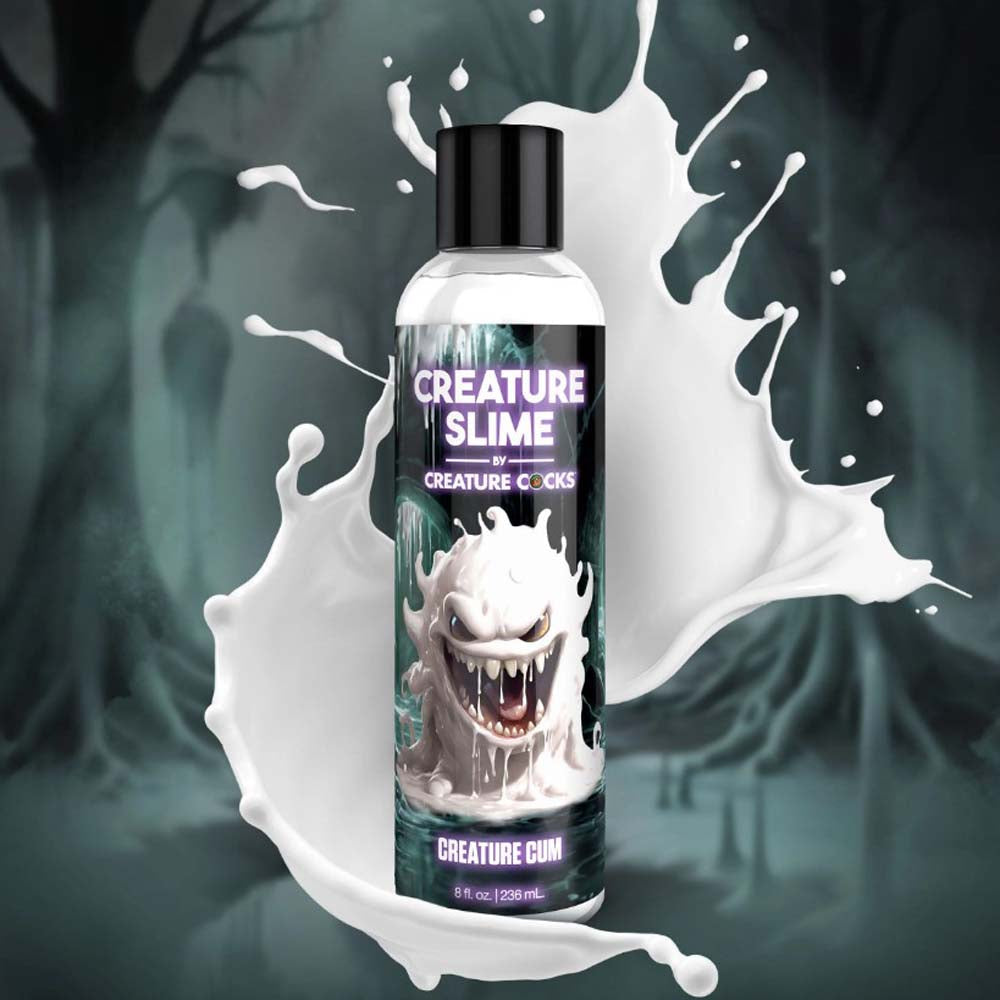 Creature Cum Unscented Jizz personal lubricant - 8oz – Rechargeable, Discreet, Intimate Wellness Accessory – Quiet, Rechargeable, Waterproof, Couples & Solo Use, Discreet Intimate Wellness Accessory