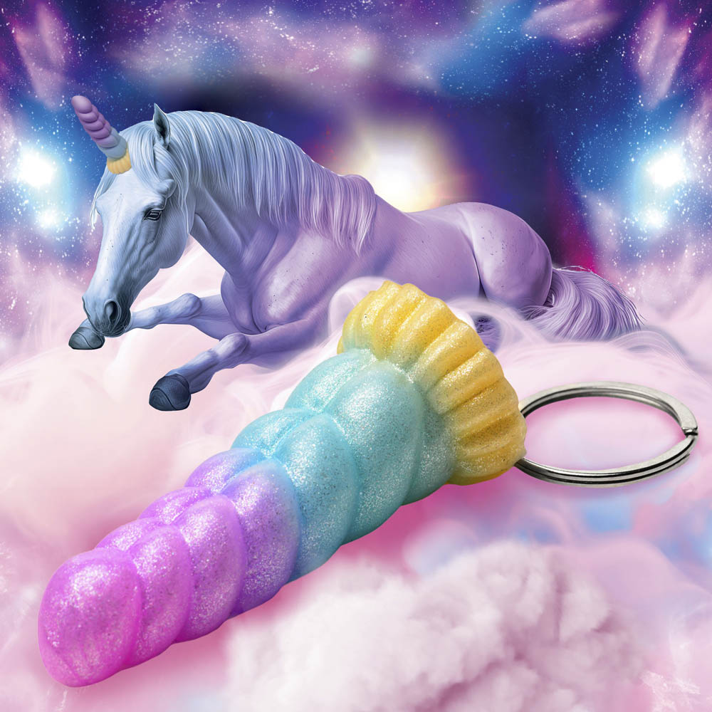 Mystique Unicorn Keychain – Rechargeable, Discreet, Intimate Wellness Accessory – Quiet, Rechargeable, Waterproof, Couples & Solo Use, Discreet Intimate Wellness Accessory