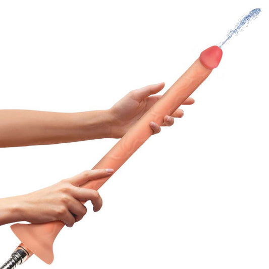 12" Slim Silicone Enema Hose – Rechargeable, Discreet, Intimate Wellness Accessory – Quiet, Rechargeable, Waterproof, Couples & Solo Use, Discreet Intimate Wellness Accessory