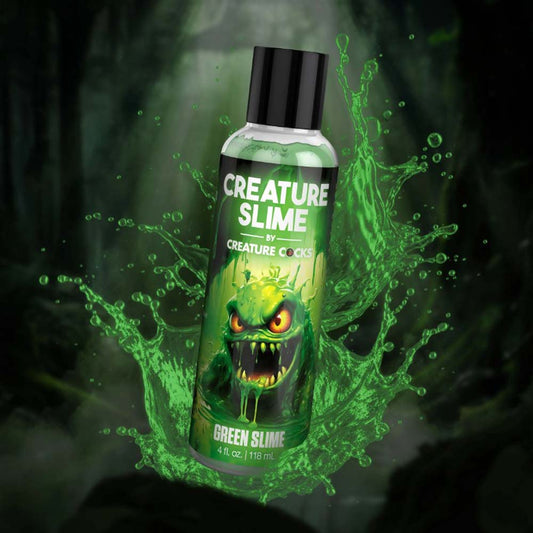 Creature Slime - Green H2O personal lubricant - 4oz – Rechargeable, Discreet, Intimate Wellness Accessory – Quiet, Rechargeable, Waterproof, Couples & Solo Use, Discreet Intimate Wellness Accessory