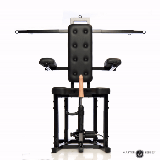 Enforcer Chair with intimacy Machine – Rechargeable, Discreet, Intimate Wellness Accessory – Quiet, Rechargeable, Waterproof, Couples & Solo Use, Discreet Intimate Wellness Accessory