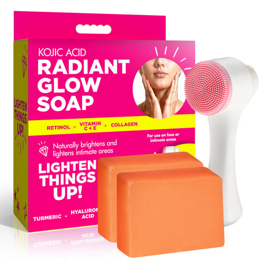 Glow Kojic Acid Brightening Soap – Rechargeable, Discreet, Intimate Wellness Accessory – Quiet, Rechargeable, Waterproof, Couples & Solo Use, Discreet Intimate Wellness Accessory
