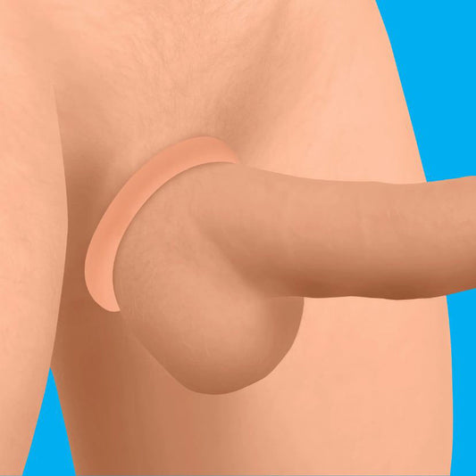 JOCK Discrete Silicone CockRing Set Tan – Rechargeable, Discreet, Intimate Wellness Accessory – Quiet, Rechargeable, Waterproof, Couples & Solo Use, Discreet Intimate Wellness Accessory