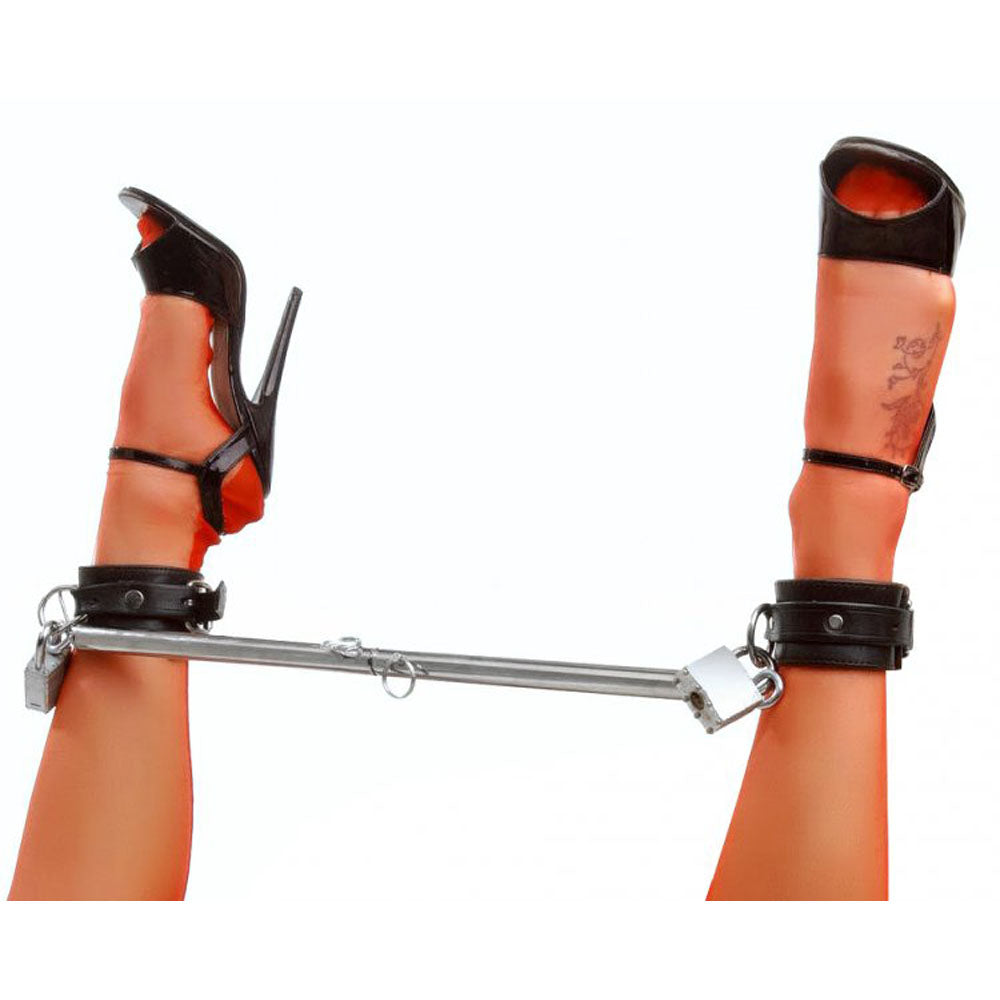 MS Spread Me Adjust Steel Spreader Bar – Rechargeable, Discreet, Intimate Wellness Accessory – Quiet, Rechargeable, Waterproof, Couples & Solo Use, Discreet Intimate Wellness Accessory