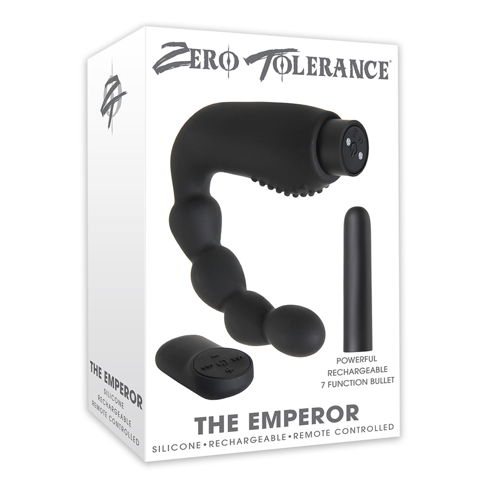 Zero Tolerance The Emperor RC Prostate – Rechargeable, Discreet, Intimate Wellness Accessory – Quiet, Rechargeable, Waterproof, Couples & Solo Use, Discreet Intimate Wellness Accessory