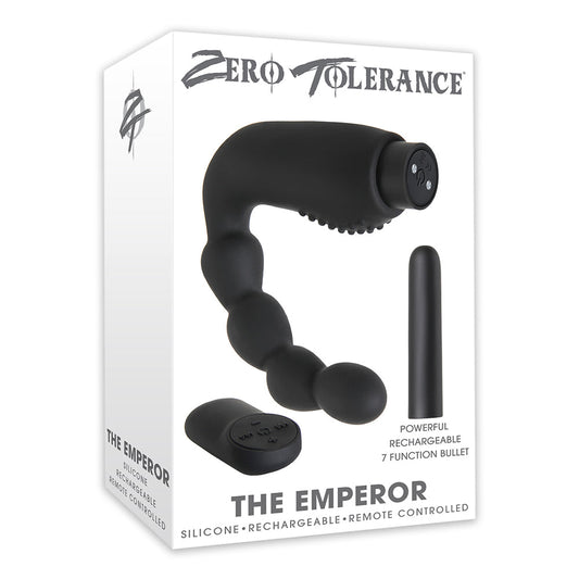 Zero Tolerance The Emperor RC Prostate – Rechargeable, Discreet, Intimate Wellness Accessory – Quiet, Rechargeable, Waterproof, Couples & Solo Use, Discreet Intimate Wellness Accessory