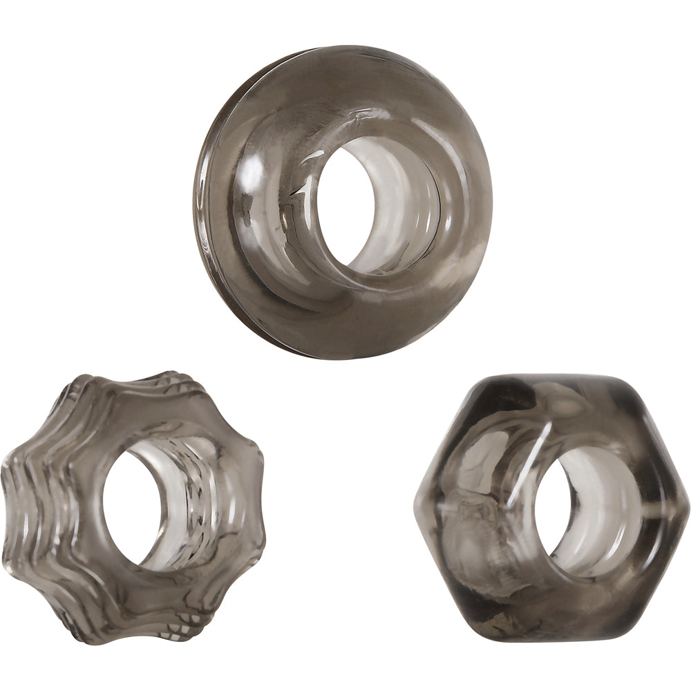 Zero Tolerance Triple Thick CockRing 3pk – Rechargeable, Discreet, Intimate Wellness Accessory – Quiet, Rechargeable, Waterproof, Couples & Solo Use, Discreet Intimate Wellness Accessory