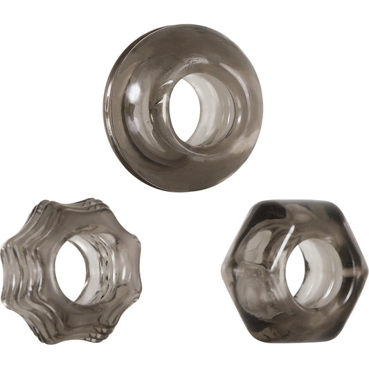 Zero Tolerance Triple Thick CockRing 3pk – Rechargeable, Discreet, Intimate Wellness Accessory – Quiet, Rechargeable, Waterproof, Couples & Solo Use, Discreet Intimate Wellness Accessory