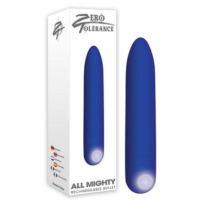 Zero Tolerance All Mighty Bullet – Rechargeable, Discreet, Intimate Wellness Accessory – Quiet, Rechargeable, Waterproof, Couples & Solo Use, Discreet Intimate Wellness Accessory
