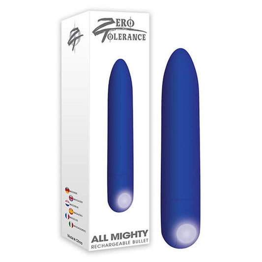 Zero Tolerance All Mighty Bullet – Rechargeable, Discreet, Intimate Wellness Accessory – Quiet, Rechargeable, Waterproof, Couples & Solo Use, Discreet Intimate Wellness Accessory