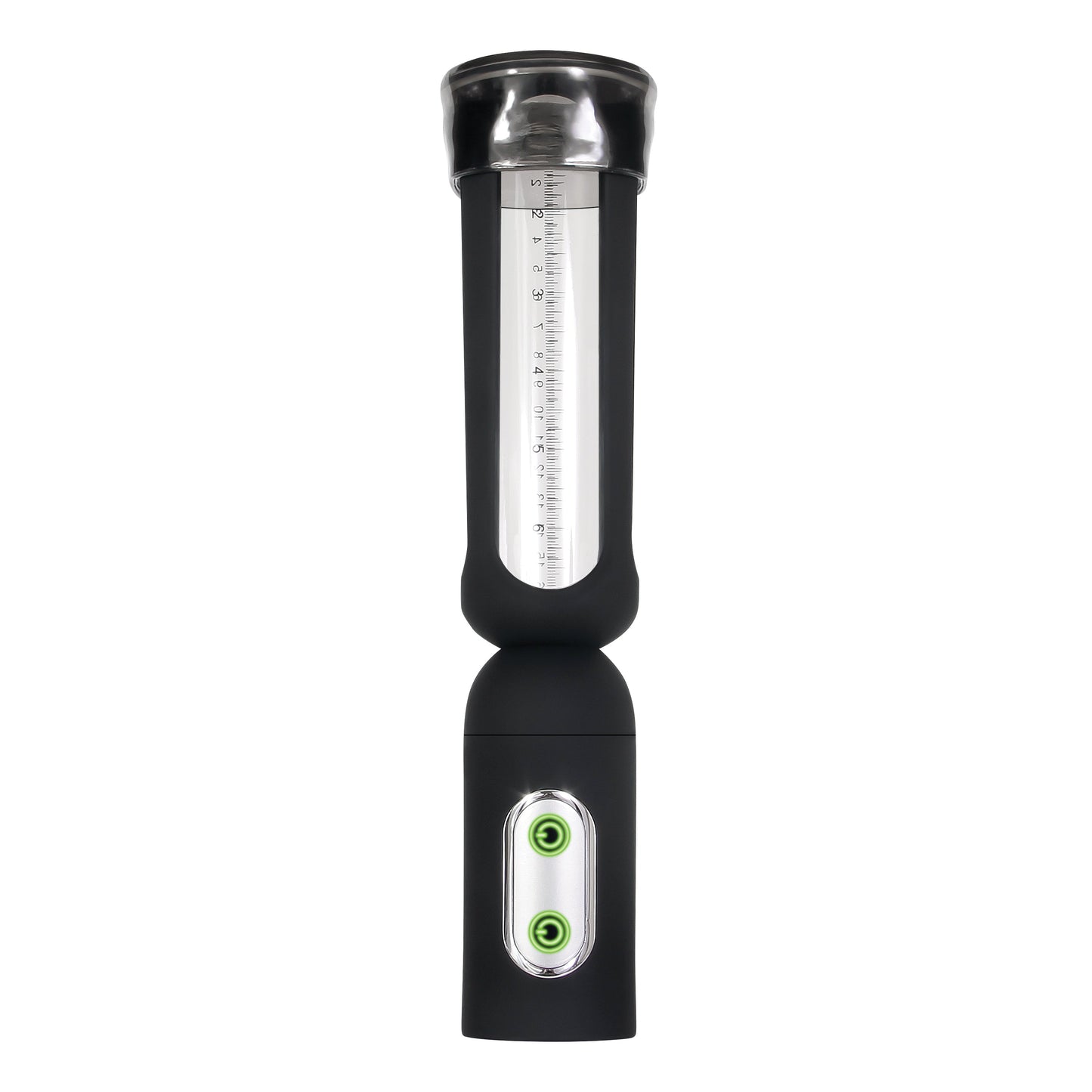 PUMP IT UP BLACK/CLEAR – Rechargeable, Discreet, Intimate Wellness Accessory – Quiet, Rechargeable, Waterproof, Couples & Solo Use, Discreet Intimate Wellness Accessory