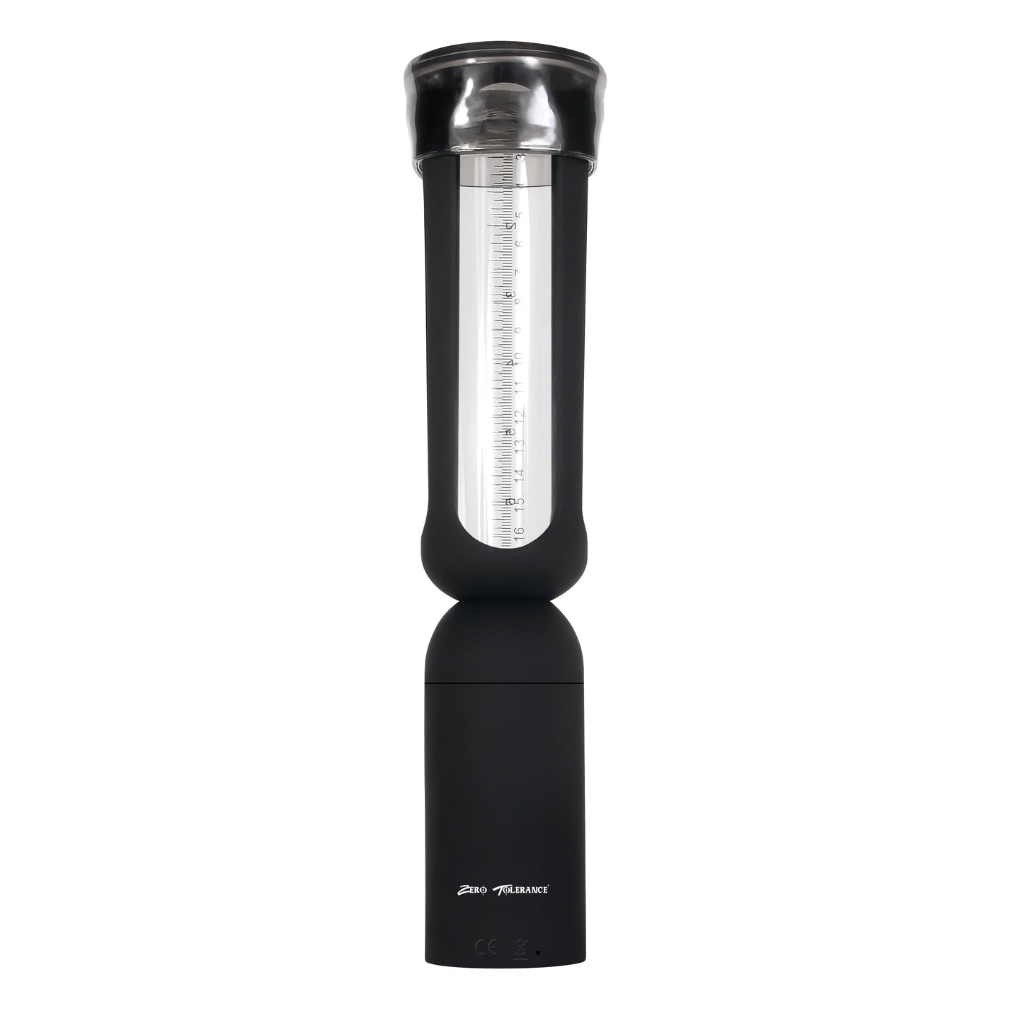 PUMP IT UP BLACK/CLEAR – Rechargeable, Discreet, Intimate Wellness Accessory – Quiet, Rechargeable, Waterproof, Couples & Solo Use, Discreet Intimate Wellness Accessory