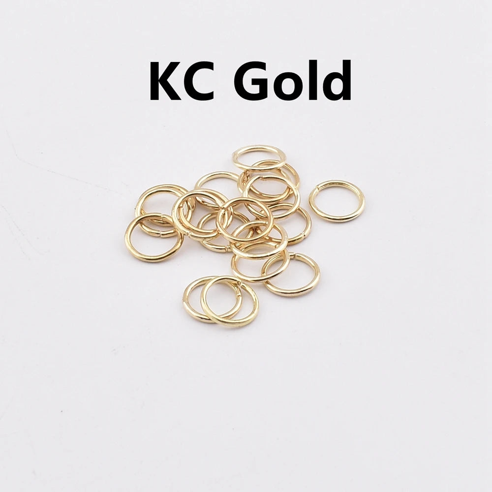 100-200Pcs/Lot 3-8mm Single Loop Open Jump Rings Split Rings Connectors For Jewelry Making Supplies Diy Handmade Accessories