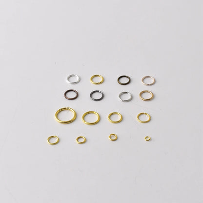 100-200Pcs/Lot 3-8mm Single Loop Open Jump Rings Split Rings Connectors For Jewelry Making Supplies Diy Handmade Accessories