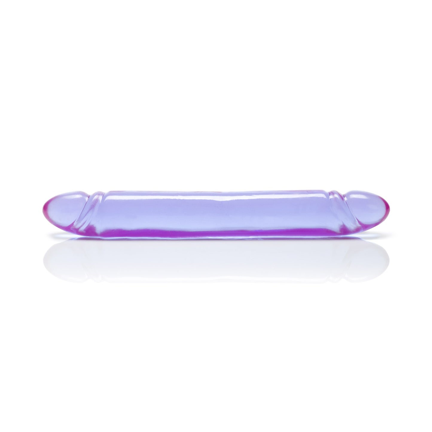 Reflective Gel Smooth Double Dong 12 Inches – Rechargeable, Discreet, Intimate Wellness Accessory – Quiet, Rechargeable, Waterproof, Couples & Solo Use, Discreet Intimate Wellness Accessory