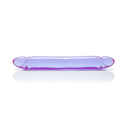 Reflective Gel Smooth Double Dong 12 Inches – Rechargeable, Discreet, Intimate Wellness Accessory – Quiet, Rechargeable, Waterproof, Couples & Solo Use, Discreet Intimate Wellness Accessory