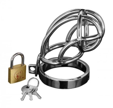 Master Series Captus Chastity Cage – Rechargeable, Discreet, Intimate Wellness Accessory – Quiet, Rechargeable, Waterproof, Couples & Solo Use, Discreet Intimate Wellness Accessory