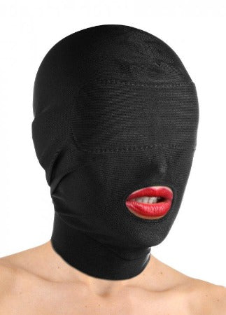 Disguise Open Mouth Hood w Blindfold – Rechargeable, Discreet, Intimate Wellness Accessory – Quiet, Rechargeable, Waterproof, Couples & Solo Use, Discreet Intimate Wellness Accessory
