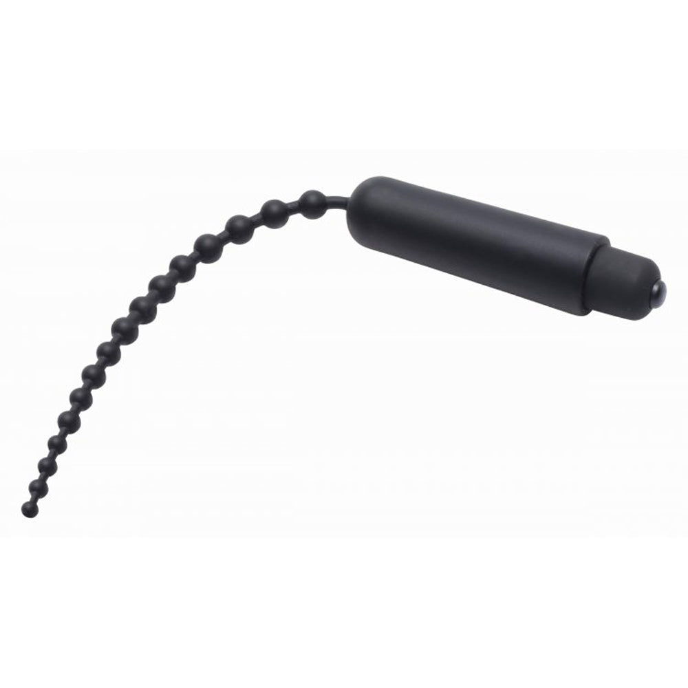 Dark Rod Vibrating Beaded Silic Sound – Rechargeable, Discreet, Intimate Wellness Accessory – Quiet, Rechargeable, Waterproof, Couples & Solo Use, Discreet Intimate Wellness Accessory