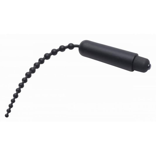 Dark Rod Vibrating Beaded Silic Sound – Rechargeable, Discreet, Intimate Wellness Accessory – Quiet, Rechargeable, Waterproof, Couples & Solo Use, Discreet Intimate Wellness Accessory