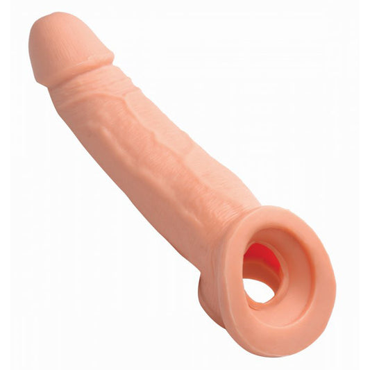 Ultra Real 1" Solid Tip Extension -Light – Rechargeable, Discreet, Intimate Wellness Accessory – Quiet, Rechargeable, Waterproof, Couples & Solo Use, Discreet Intimate Wellness Accessory