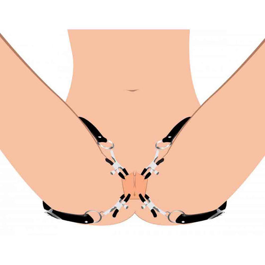 Spread XL Labia Spreader Straps – Rechargeable, Discreet, Intimate Wellness Accessory – Quiet, Rechargeable, Waterproof, Couples & Solo Use, Discreet Intimate Wellness Accessory