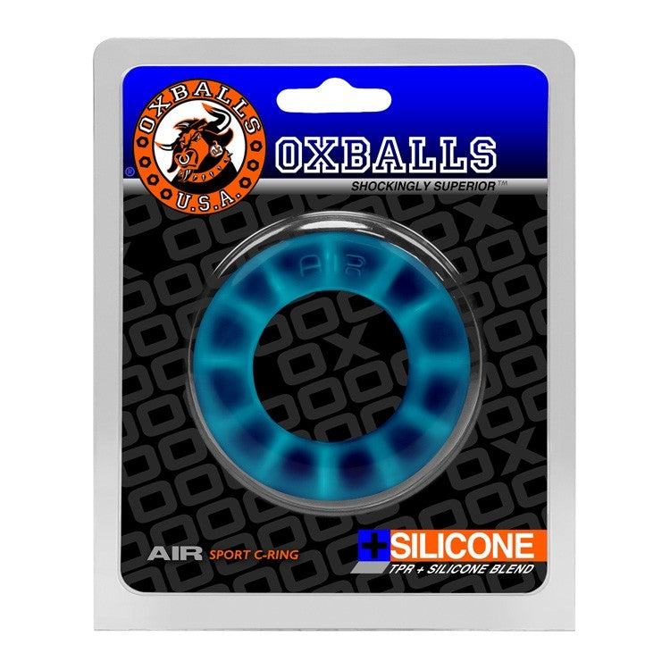 AIR, airflow cockring - SPACE BLUE – Rechargeable, Discreet, Intimate Wellness Accessory – Quiet, Rechargeable, Waterproof, Couples & Solo Use, Discreet Intimate Wellness Accessory