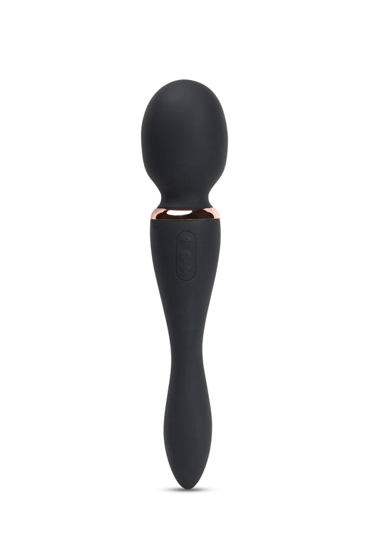 ALLUVION WAND - BLACK – Rechargeable, Discreet, Intimate Wellness Accessory – Quiet, Rechargeable, Waterproof, Couples & Solo Use, Discreet Intimate Wellness Accessory